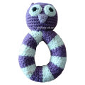 Mão crochet bebê pelúcia e pelúcia boneca brinquedo dentição brinquedos