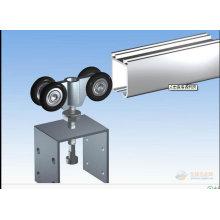 Sistema de trilho e montagem de metal OEM para uso de porta deslizante