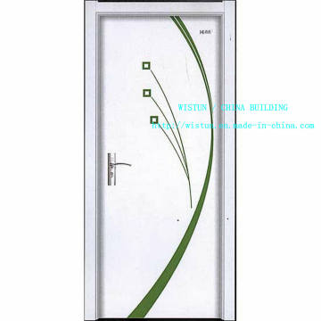 Artistic Design Door Steel Door Two Color Door