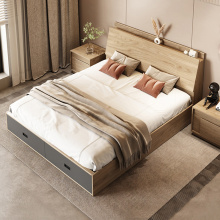 Nordic double bed 1.8 meters modern minimalist