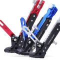 Motorcycle Adjustable Aluminum parking foot rack