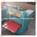 XH820 Glazed Roof Tile Roll Forming Construction Machine Tile Machine For Sale