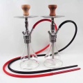 creative silic gel pipe hookah shisha transparent glass