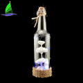 New Design Christmas Glass Bottle With Led Lights