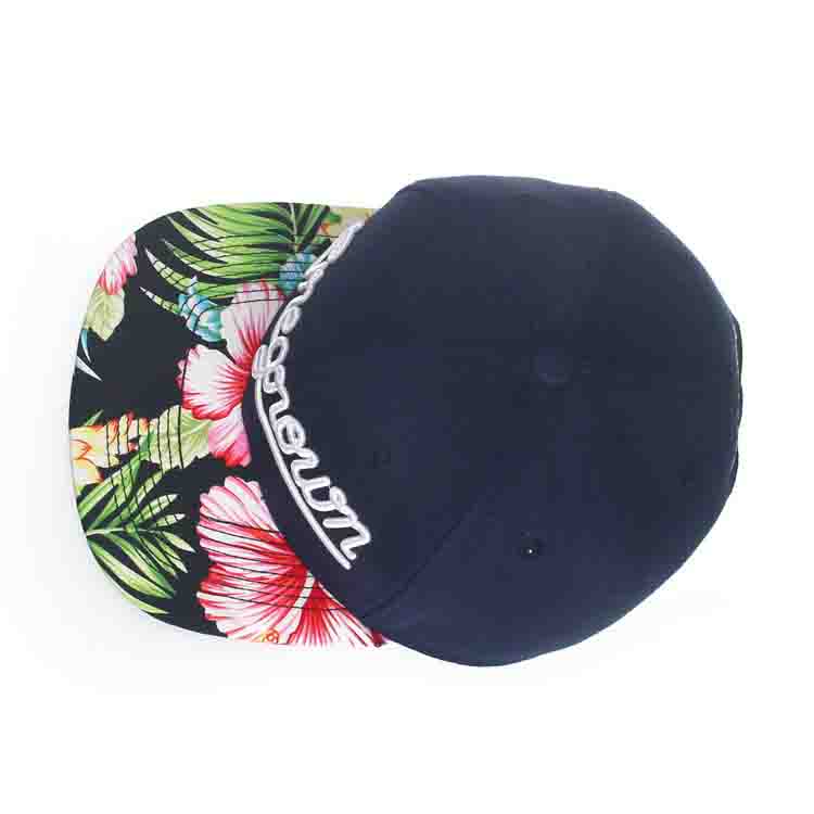 Hotsale Sublimation Printed Flat Floral Brim Custom 3