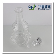 Factory Supply Classic Glass Wisky Bottle with Glass Lid