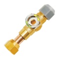 Refrigeration SGN-SAE Solder Welding copper Brass Flare Oil Level HVAC system ODF R134a R22 R410 Sight Glass