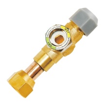 Refrigeration SGN-SAE Solder Welding copper Brass Flare Oil Level HVAC system ODF R134a R22 R410 Sight Glass