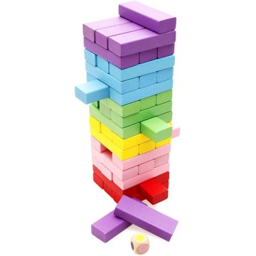 Wooden Stacking Board Games Building Blocks for Kids