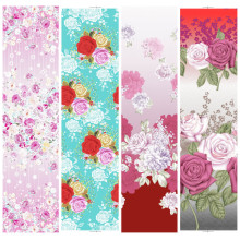 Flower design 100% polyester printed fabric