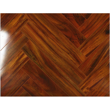 Household 12.3mm Mirror Maple Sound Absorbing Laminated Flooring