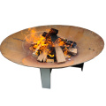 Outdoor Corten Steel Fire Pit Water Bowl