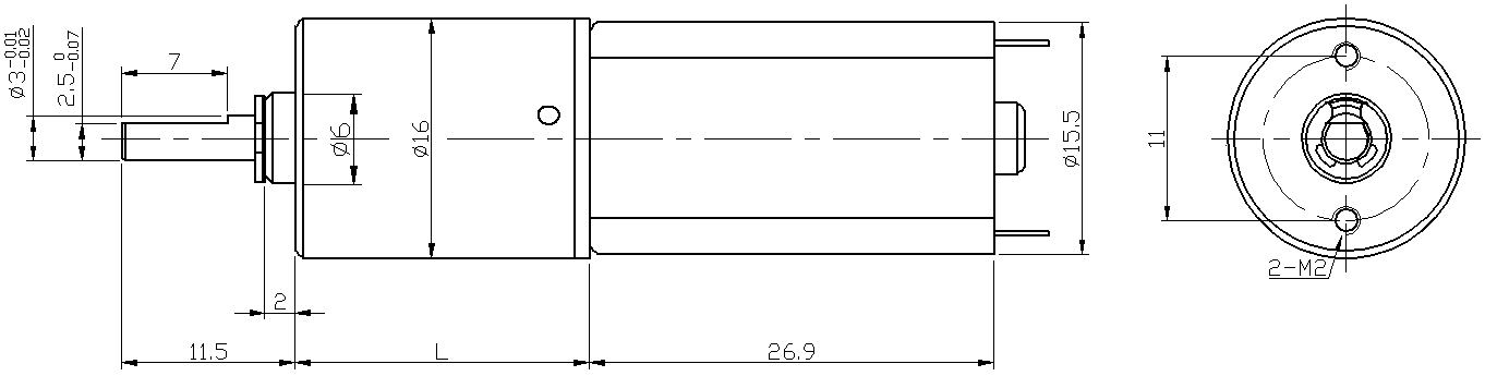 electric geared motor