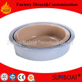 Enamel Round Tray/Food Tray/Sunboat Kitchenware/Tableware