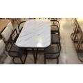 Marble Dining table set  Rectangle