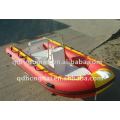 Carreras de barco de RIB380 barco inflable con piso de fibra de vidrio