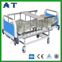 Triple-folding bed