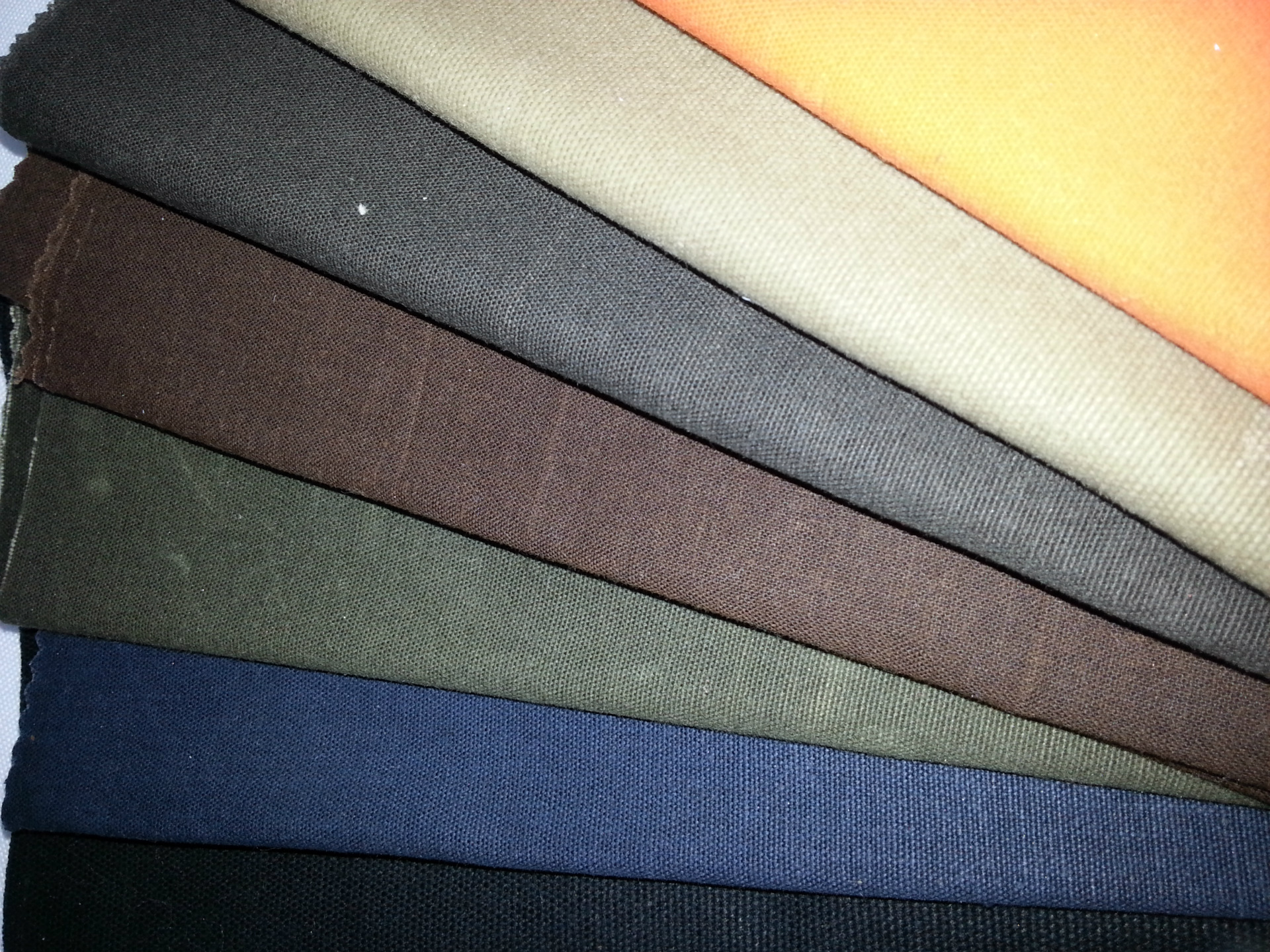 waxed coated canvas tarpaulin