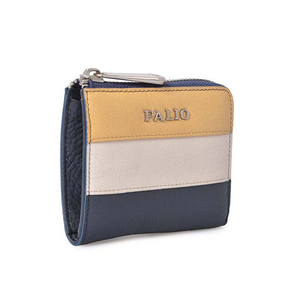 new stitching contrast color wallet female short clutch bag