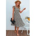 New Style V-neck dress Floral dress