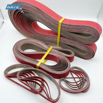 2x72 Cinturones de molienda de lijado de cerámica manual de esmalte
