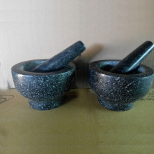 Morteros de Piedra de Granito y Pilones Fabricante De China Tamaño 13X9cm