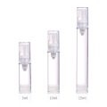 Empty Refillable Clear Plastic Airless Vacuum Pump Bottle