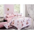 Pigmento cama impresso folha /Duvet conjunto Cover Defina