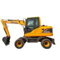 Rhinoceros 6 Ton wheel 0.3 bucket excavator for sale