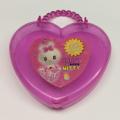 Plastic heart shaped portable gift box