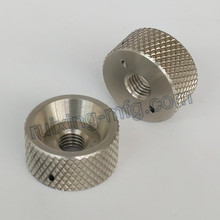 Precisão CNC Torneamento Usinagem Aço Inoxidável Travando Collar com Knurling