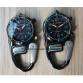 Metallic Carabiner Clip on Watch