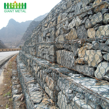 Cage en pierre de grillage de Gabion 2m * 1m * 1m