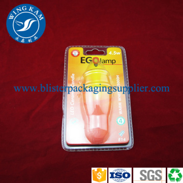 Plastic Clamshell for LED Bulb