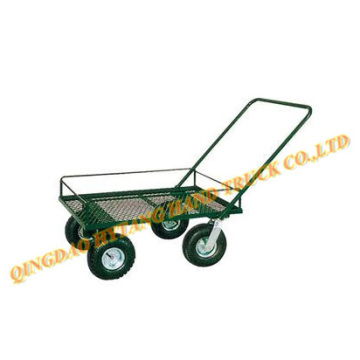 Jardim metal ferramenta carrinho com roda pneumática 3.50-4