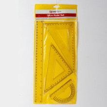 Yellow Office Rulers Set