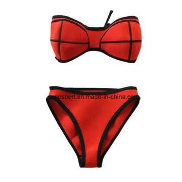 De Boa Qualidade Sexy Swimwear Neoprene Beach Bikini (SNBK03)