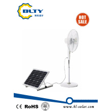 DC Ventilador de energía solar con control remoto y panel solar