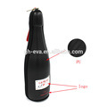 Free sample leather wine carrier round tube wine gift box