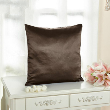 Silk Zipper Pillowscase For Bed Couches Sofas Decorative