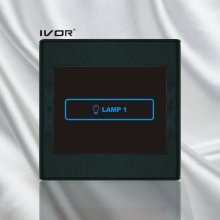 1 Gang Lighting Touch Switch Frame de plástico (SK-T2300L1)