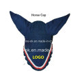 Custom Equestrian Horse Engrenagem Fly Mask Véu Bonnet Saddlery