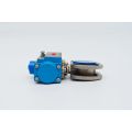 Pneumatic wafer ball valve