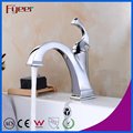 Fyeer Estilo Vintage Latão Torneira Lavatório Mixer Tap