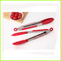 Heat resistant 12" Silicone Barbecue BBQ Tongs