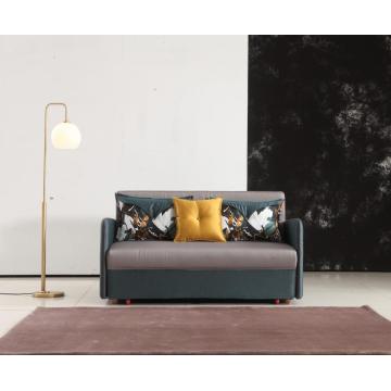 Sofá-cama multifuncional com sala de estar luxuosa e moderna