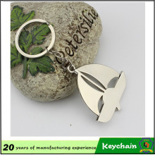 Keychain fait sur commande de bateau de voile d&#39;alliage de zinc bon marché