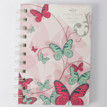 Metall Spirale Notebook-Schmetterling