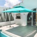 Outdoor Courtyard Beach Umbrella Villa Oversized Sunshade