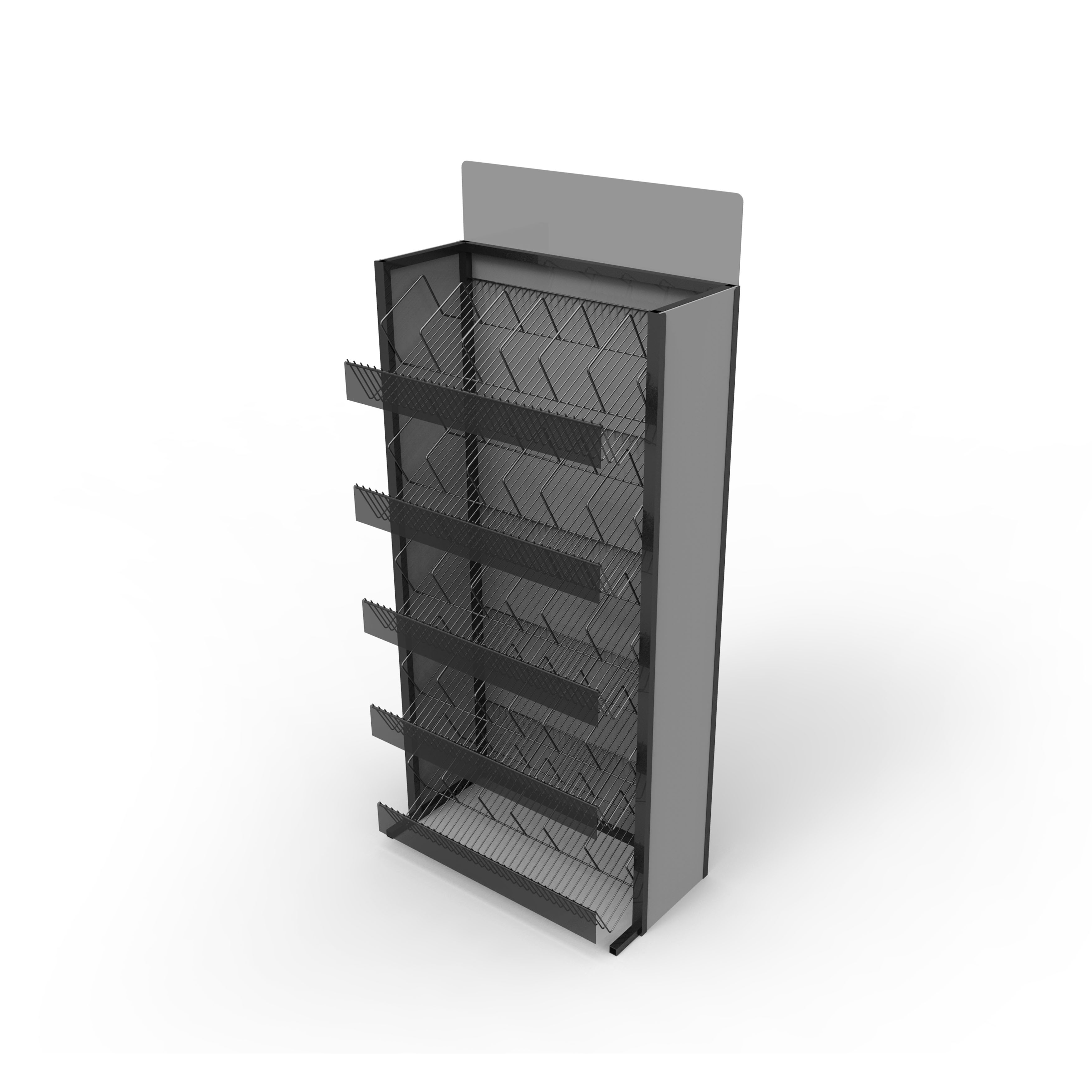 Stable Wire Shelf Display Stand